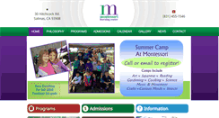 Desktop Screenshot of montessorilearningcenter.com